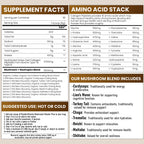 PowderVitamin Organic Mushroom Coffee with Grass-Fed Collagen Energy