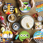 Practice Star 90Pcs Cartoon Birthday Tableware for 30 Guests — Plates & Napkins