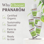 Pranarom Top 5 Essential Oil Kit (5-Pack) - Lavender, Peppermint, Tea Tree, Eucalyptus, Lemongrass - 100% Pure Organic Oil (USDA & ECOCERT)