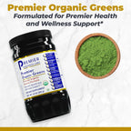 Premier Organic Greens - Super Greens Powder for Drinks & Nutrition (10 oz) | Premier Research Labs