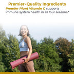 Premier Research Labs Vitamin C Supplement — Natural Whole-Food Vitamin C with Bioflavonoids & Organic Ingredients, 60 Vegetarian Capsules