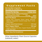 Premier Research Labs Vitamin C Supplement — Natural Whole-Food Vitamin C with Bioflavonoids & Organic Ingredients, 60 Vegetarian Capsules
