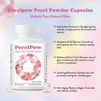Organic Pearl Powder Capsules 1500mg | Skin Radiance, Eye Wellness & Nails | 60 Capsules