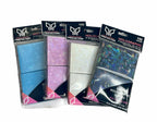 Premium Preferred Protection 100 White Holographic Card Sleeves – Standard Size, Fits Pokemon, MTG, Metazoo