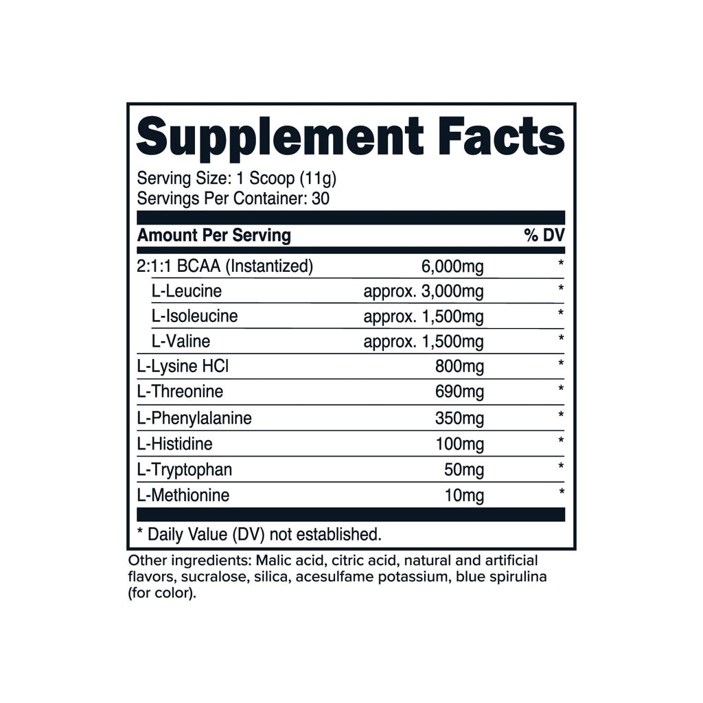 Primaforce EAA Powder (30 Servings, Rocket Pop Flavor) - Essential Amino Acids for Pre/Intra Workout and Recovery - Non-GMO and Gluten Free