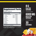 Primaforce EAA Powder (30 Servings, Tropical Punch) - Essential Amino Acids for Pre/Intra Workout and Recovery - Non-GMO and Gluten Free