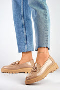 PRIMO chic, comfort and modern elegance beige shade Semi-boots