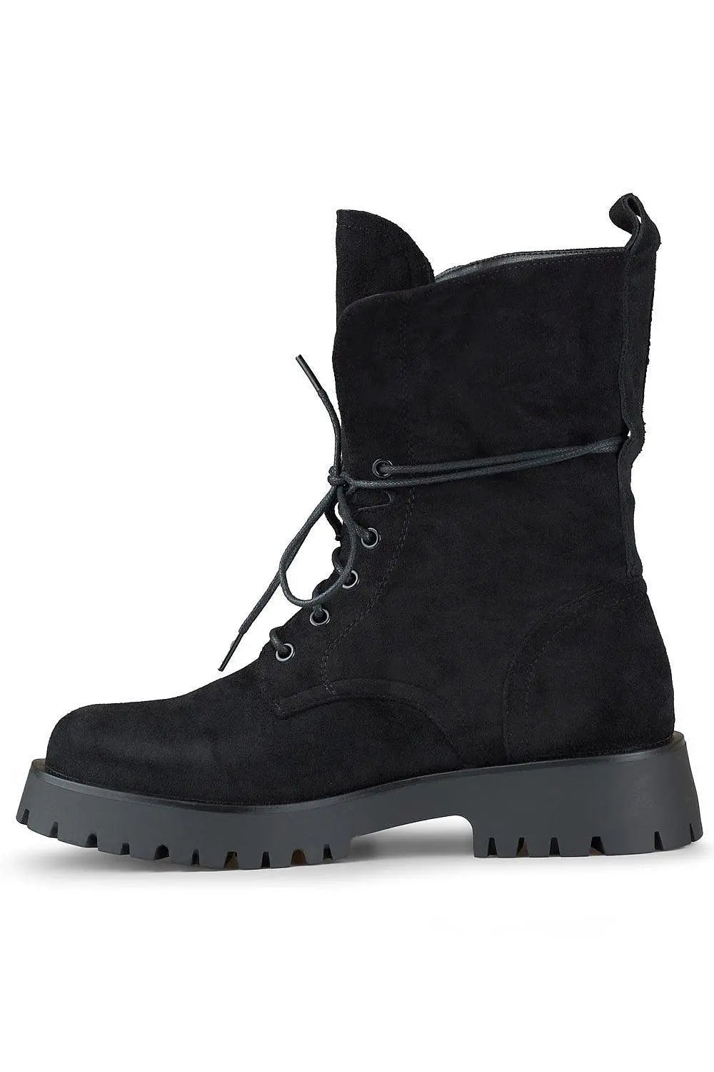 PRIMO women charming black suede baggers boots