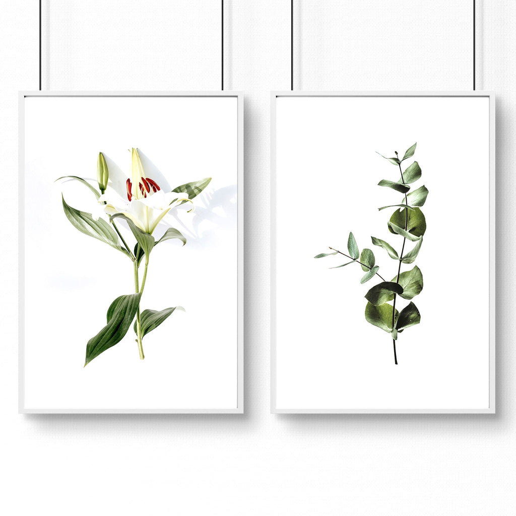 Professional office decor ideas | set of 2 wall art prints