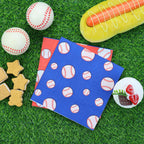 PTECDROTS 100 Pcs Baseball Napkins – Disposable 13x13 Inch Party Decor for Sports Fans