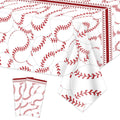 PTECDROTS 2-Pack Baseball Tablecloths – 51x86 in Rectangular Disposable Table Covers, Baseball Pattern