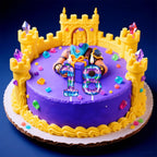 PTUSAL Gaming Theme Number 2 Birthday Candle – Multicolor Gradient Cake Topper for Game Night