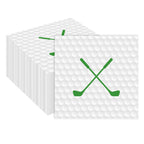 PUEVENYI 50-Pack Golf Paper Napkins 13x13 Inches – Disposable Luncheon & Cocktail Napkins for Golf Theme Parties