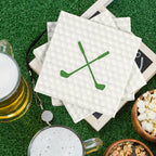 PUEVENYI 50-Pack Golf Paper Napkins 13x13 Inches – Disposable Luncheon & Cocktail Napkins for Golf Theme Parties