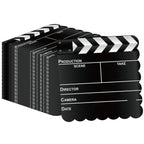 PUEVENYI 50Pcs Movie Night Scalloped Napkins – Film-Themed Disposable Table Decor