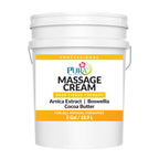 PURA 1st Deep Tissue Therapy Massage Cream – Unscented, Natural Ingredients, 4 oz Pump Jar