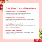 Pure Radiance C – Organic Vitamin C Capsules (90 Count) | Whole Food Vitamin C from Camu Camu & Acerola