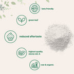 Pure Organic Stevia Powder 8 oz – Reb-A, Zero Calorie Keto Sweetener