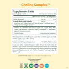 PURE SYNERGY Choline Complex | Vegan Organic Choline Supplement (60 Tablets)