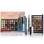 Pure Vie All-in-One Holiday Gift Makeup Kit – Complete Cosmetic Starter Bundle