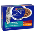 Purina One Senior Cat Chk/Bf Pch 5x8x85g