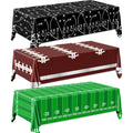 Pymurod Football Field Tablecloth 54x108 in – 3 Pack Disposable Game Day Decor