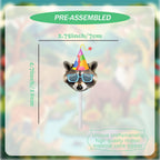 qhqqwzxqc Safari Animals Party Cupcake Toppers – 24Pcs Pre-assembled Jungle Decorations