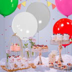 QIKOOLAA 32Pcs Red 18-Inch Latex Balloons – Large Party Decor for Birthdays & Weddings