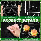 Qinyoung 4-Piece Basketball Tablecloth Set | Disposable PVC Covers 108 x 54 in