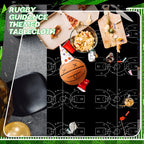 Qinyoung 4-Piece Basketball Tablecloth Set | Disposable PVC Covers 108 x 54 in