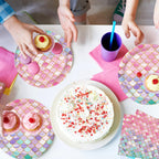 QIYANPAX Mermaid Birthday Decorations – 168Pcs Party Set (Plates, Cups, Napkins, Cutlery) Serves 24
