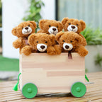 Quaakssi Teddy Bears Bulk — 5-Pack, 13.5-Inch Plush Toys for Kids, Gifts, and Party Decor