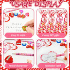 Qyyiguf 216Pcs Valentines Day Stationery Kit – 36 Sets for Classmates & Party Favors