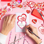 Qyyiguf 216Pcs Valentines Day Stationery Kit – 36 Sets for Classmates & Party Favors