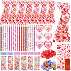Qyyiguf 216Pcs Valentines Day Stationery Kit – 36 Sets for Classmates & Party Favors