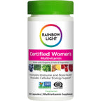 Rainbow Light Certified Women's Multivitamin – 120 Caps (Pack May Vary) – Organic, High-Potency