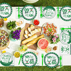 Rakuto Golf 60th Birthday Tableware Set – Plates, Napkins & Forks (Serves 24)