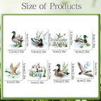 Rakuto Mallard Duck Baby Shower Decorations – 40Pcs Cupcake Toppers (It’s a Boy)