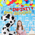 RANERVZ Two Infinity and Beyond Banner - Toy-Inspired 2nd Birthday Decor