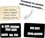 Ransom Notes - The Ridiculous Word Magnet Party Game & Expansion Bundle for 3+ Players