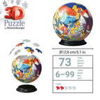 Ravensburger Pokemon 3D Puzzle Ball – 72-Piece No-Glue Jigsaw for Kids 6+
