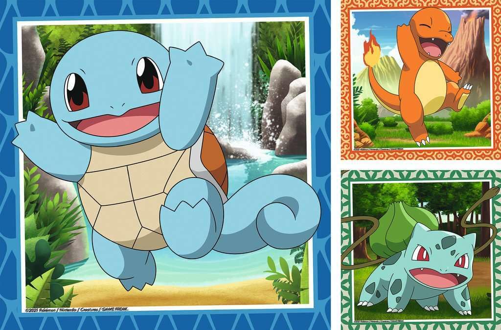 Ravensburger Classic Pokemon Jigsaw Puzzles for Kids 5+ | 3x49 Pieces
