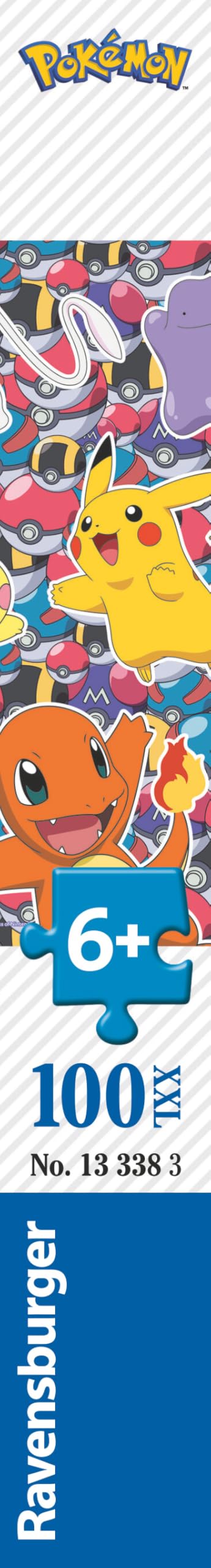 Ravensburger Pokemon XXL 100-Piece Jigsaw Puzzle for Kids 6+ – Pikachu Edition