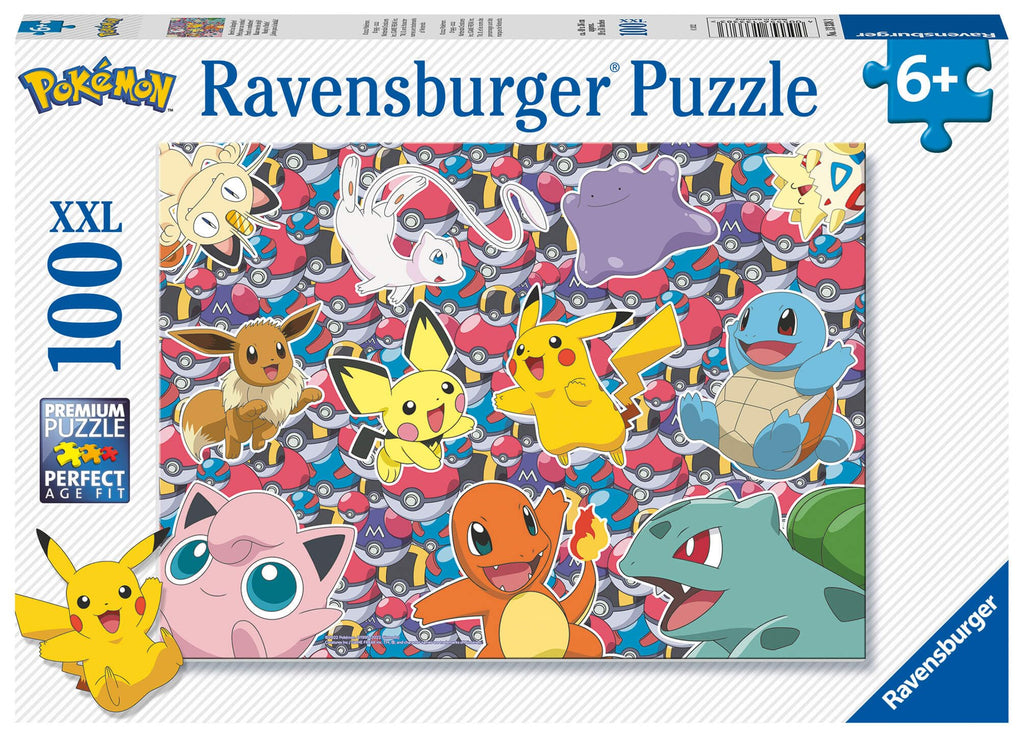 Ravensburger Pokemon XXL 100-Piece Jigsaw Puzzle for Kids 6+ – Pikachu Edition