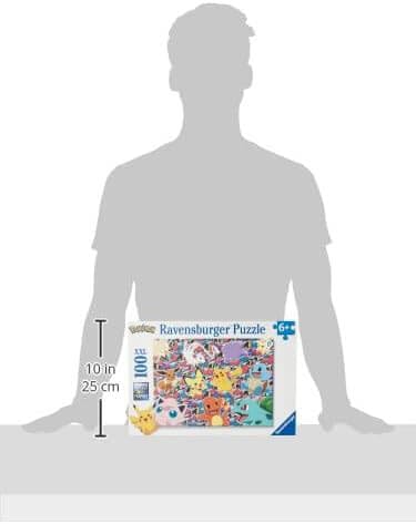 Ravensburger Pokemon XXL 100-Piece Jigsaw Puzzle for Kids 6+ – Pikachu Edition