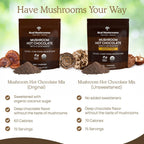 Real Mushrooms Bio-Trinkschokolade-Mix – 5 Defenders Kakao, vegan, glutenfrei