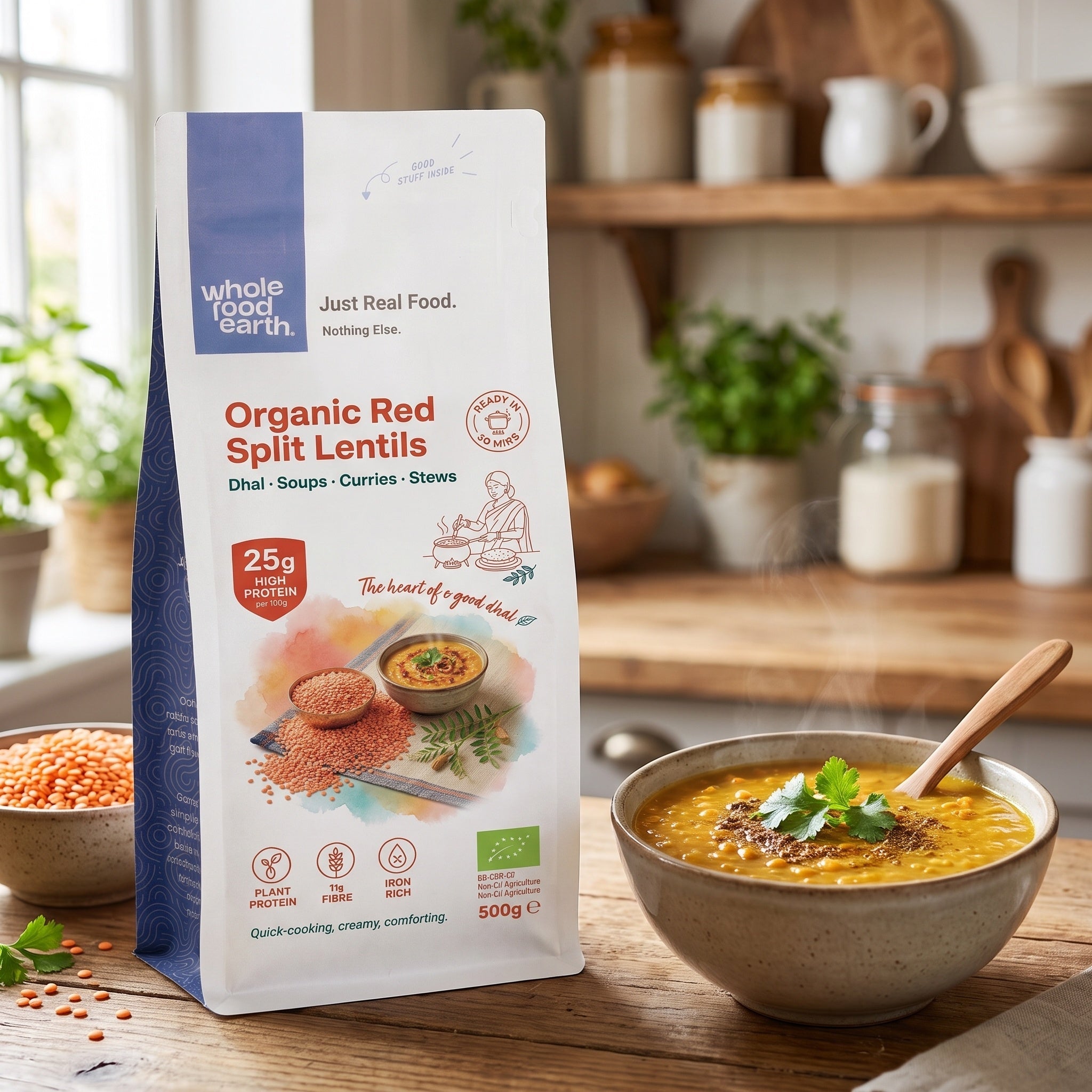 Organic Red Split Lentils
