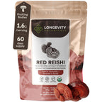 Longevity Botanicals Organic Reishi Extract Powder 100g | 10:1 Concentrate | 100% Fruiting Bodies