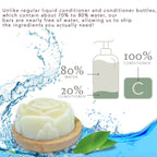Relaxcation Bio-Conditioner-Bar für geschädigtes Haar – unparfümiert, handgemacht in den USA