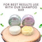 Relaxcation Bio-Conditioner-Bar für geschädigtes Haar – unparfümiert, handgemacht in den USA